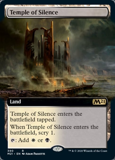 Temple of Silence (Extended Art) [Core Set 2021] | The Clever Kobold