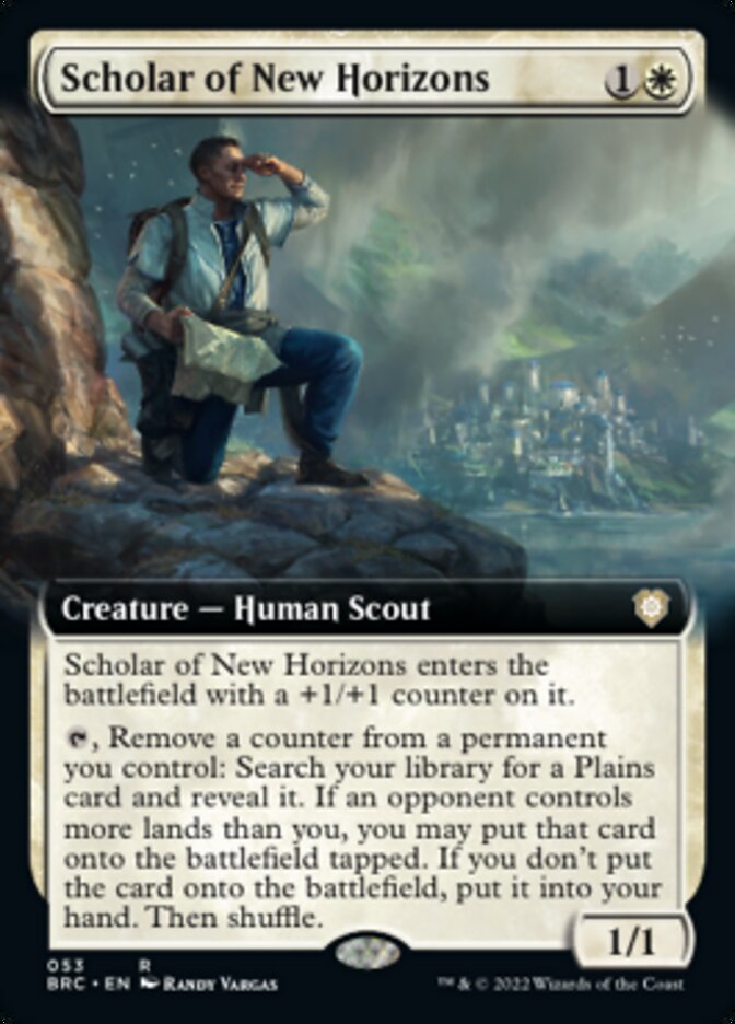Scholar of New Horizons (Extended Art) [The Brothers' War Commander] | The Clever Kobold