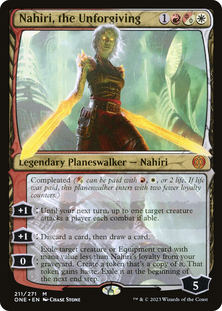 Nahiri, the Unforgiving [Phyrexia: All Will Be One] | The Clever Kobold