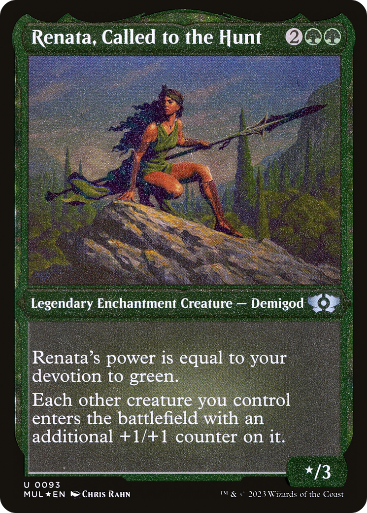 Renata, Called to the Hunt (Foil Etched) [Multiverse Legends] | The Clever Kobold