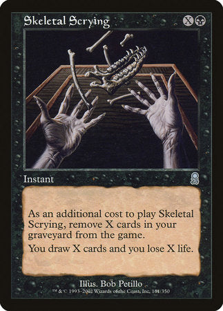 Skeletal Scrying [Odyssey] | The Clever Kobold