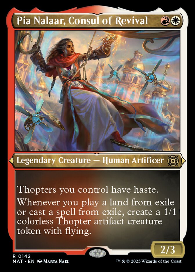 Pia Nalaar, Consul of Revival (Foil Etched) [March of the Machine: The Aftermath] | The Clever Kobold