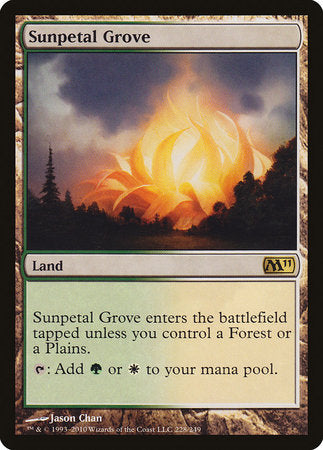 Sunpetal Grove [Magic 2011] | The Clever Kobold