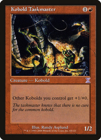 Kobold Taskmaster [Time Spiral Timeshifted] | The Clever Kobold