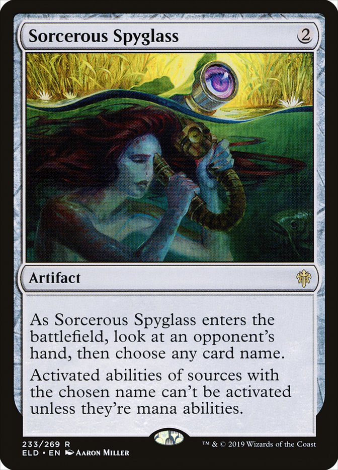 Sorcerous Spyglass [Throne of Eldraine] | The Clever Kobold