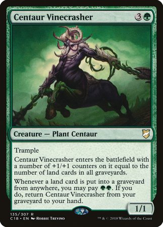 Centaur Vinecrasher [Commander 2018] | The Clever Kobold