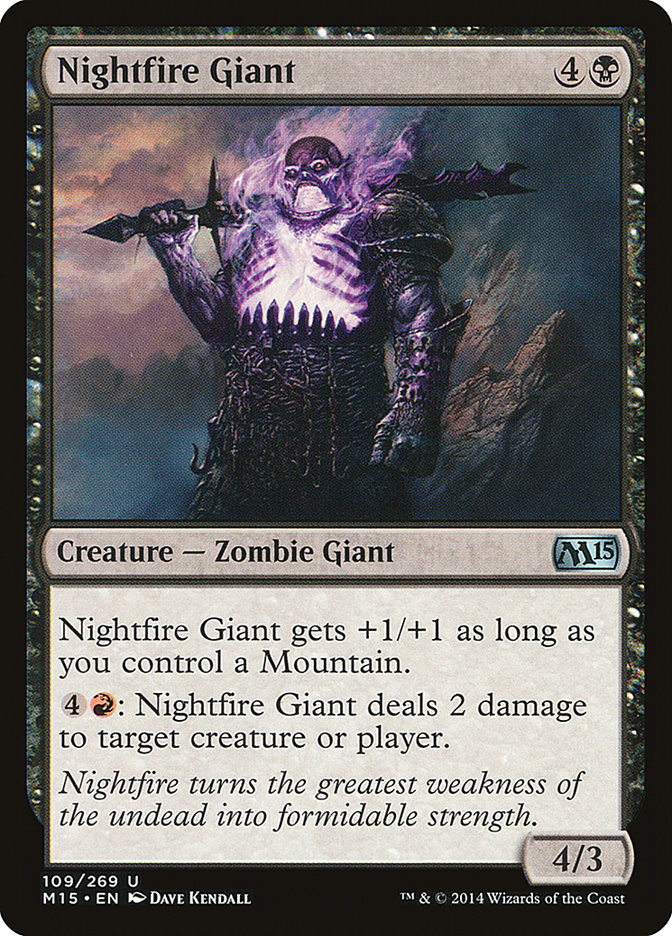 Nightfire Giant [Magic 2015] | The Clever Kobold