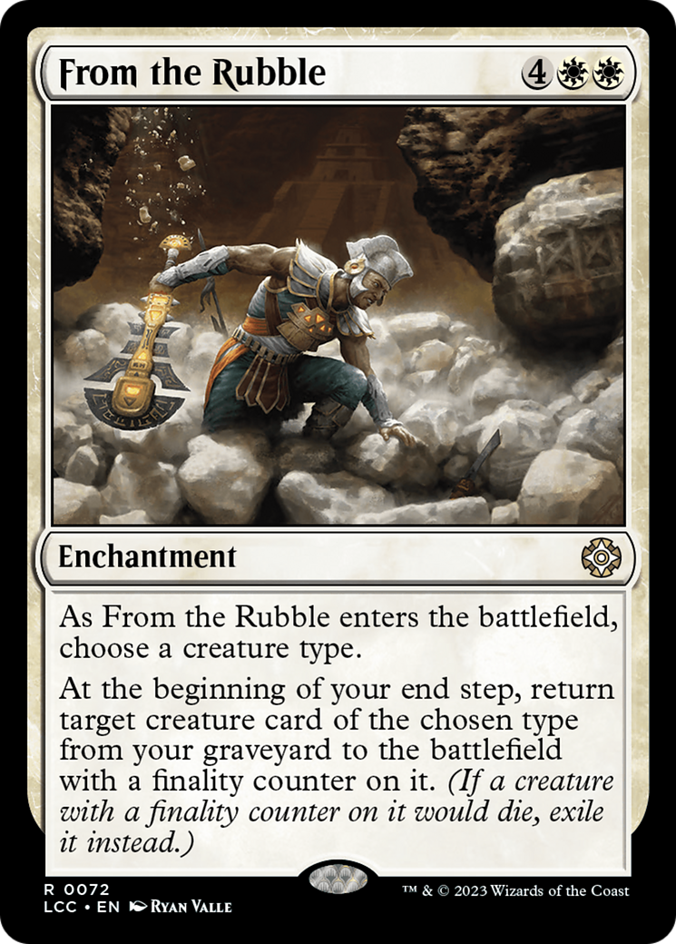 From the Rubble [The Lost Caverns of Ixalan Commander] | The Clever Kobold