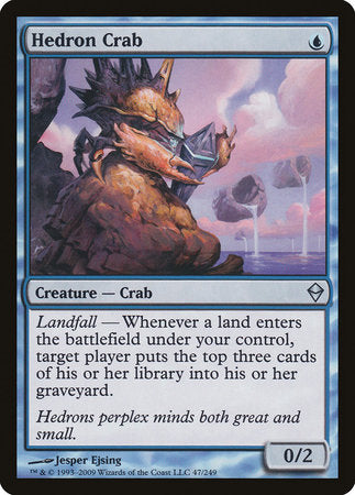 Hedron Crab [Zendikar] | The Clever Kobold