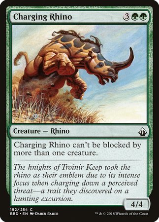 Charging Rhino [Battlebond] | The Clever Kobold