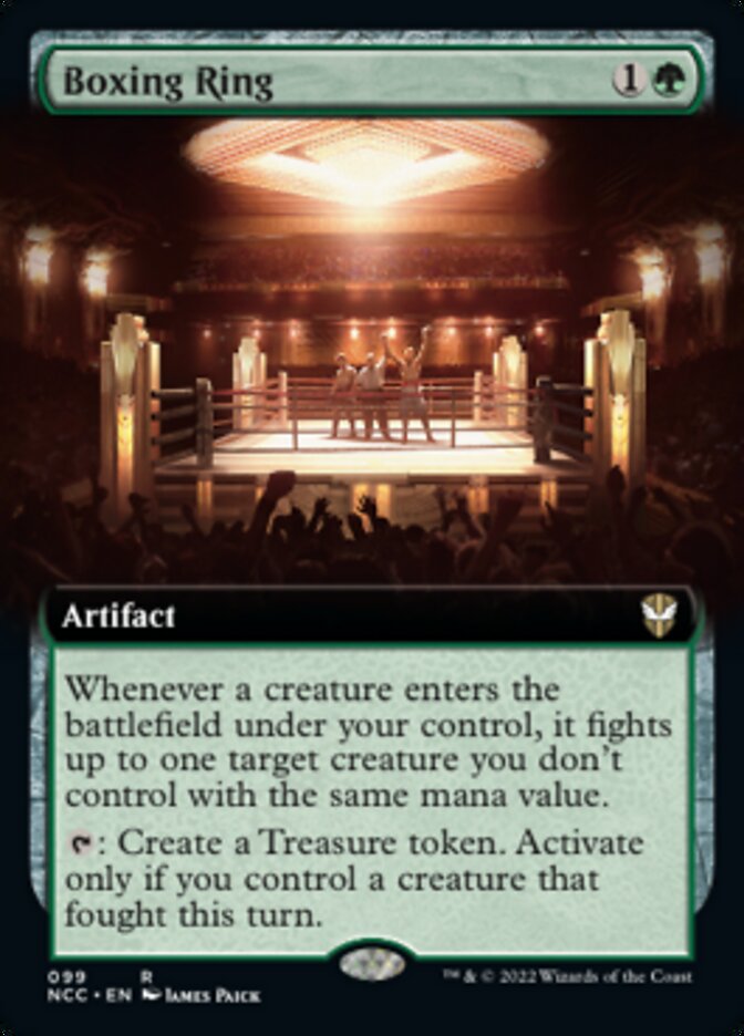 Boxing Ring (Extended Art) [Streets of New Capenna Commander] | The Clever Kobold