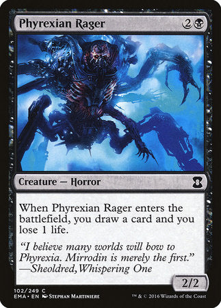 Phyrexian Rager [Eternal Masters] | The Clever Kobold