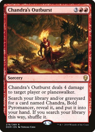 Chandra's Outburst [Dominaria] | The Clever Kobold