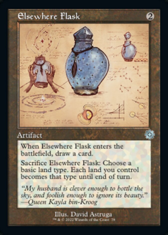 Elsewhere Flask (Retro Schematic) [The Brothers' War Retro Artifacts] | The Clever Kobold