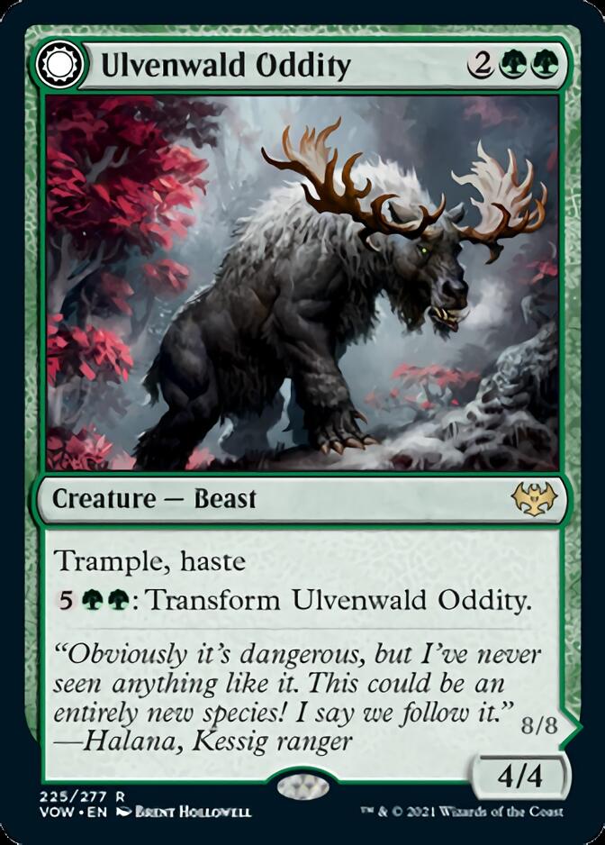 Ulvenwald Oddity // Ulvenwald Behemoth [Innistrad: Crimson Vow] | The Clever Kobold