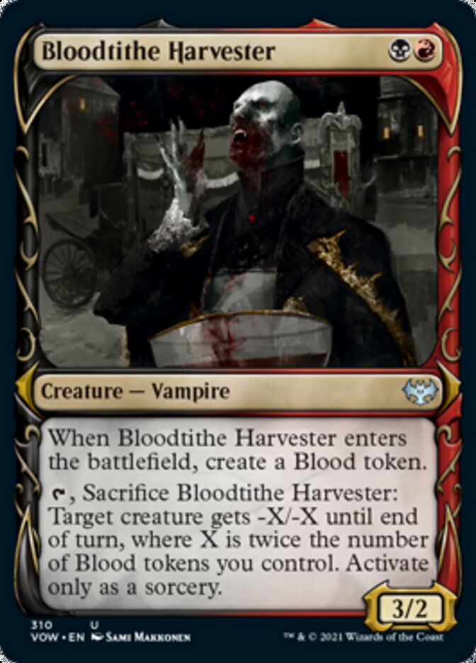 Bloodtithe Harvester (Showcase Fang Frame) [Innistrad: Crimson Vow] | The Clever Kobold