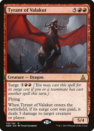 Tyrant of Valakut [Oath of the Gatewatch] | The Clever Kobold