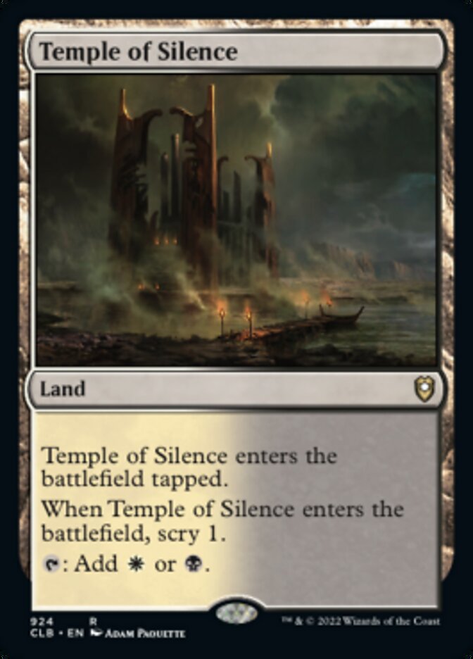 Temple of Silence [Commander Legends: Battle for Baldur's Gate] | The Clever Kobold