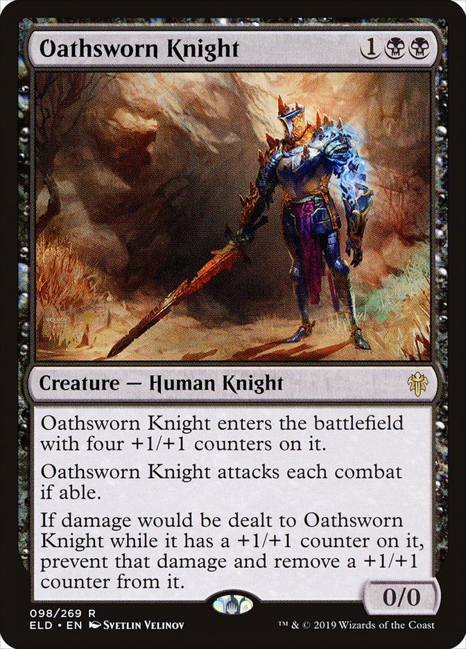 Oathsworn Knight [Throne of Eldraine] | The Clever Kobold