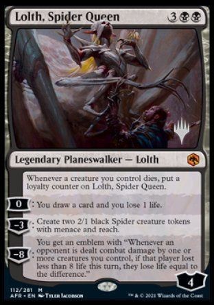 Lolth, Spider Queen (Promo Pack) [Dungeons & Dragons: Adventures in the Forgotten Realms Promos] | The Clever Kobold