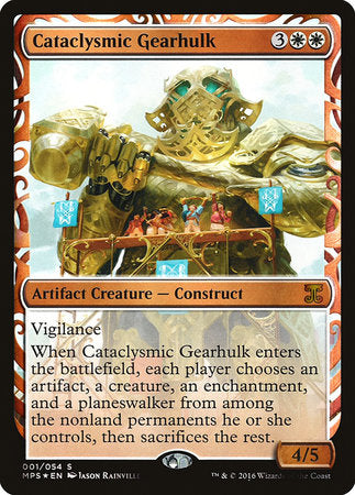 Cataclysmic Gearhulk [Kaladesh Inventions] | The Clever Kobold