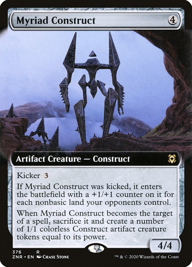 Myriad Construct (Extended Art) [Zendikar Rising] | The Clever Kobold