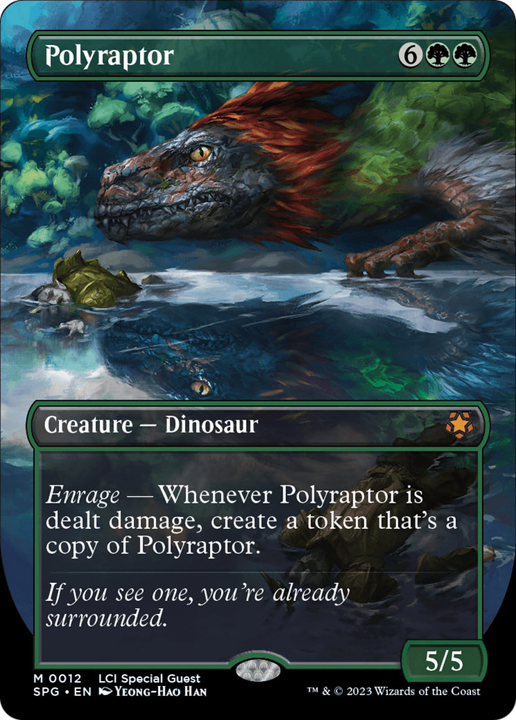 Polyraptor (Borderless) [The Lost Caverns of Ixalan Special Guests] | The Clever Kobold