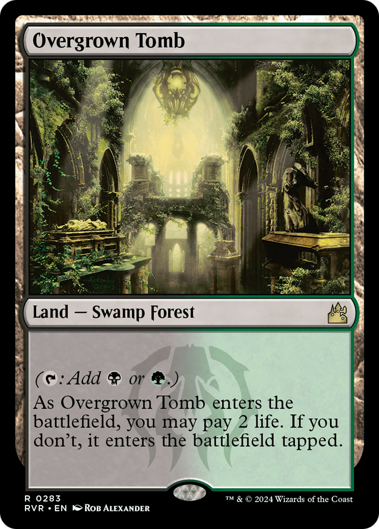 Overgrown Tomb [Ravnica Remastered] | The Clever Kobold