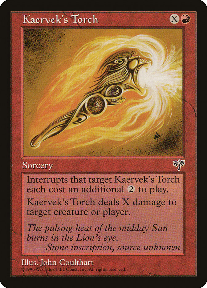 Kaervek's Torch [Mirage] | The Clever Kobold