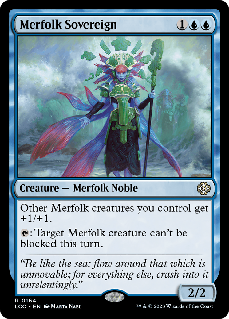 Merfolk Sovereign [The Lost Caverns of Ixalan Commander] | The Clever Kobold