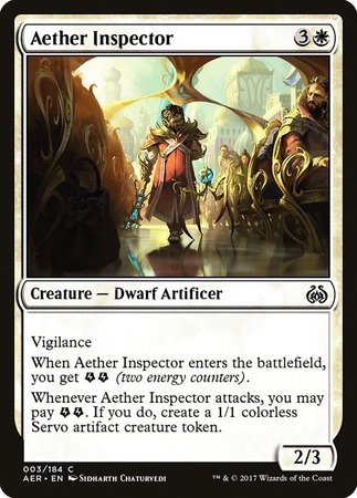 Aether Inspector [Aether Revolt] | The Clever Kobold