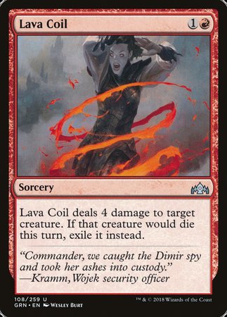 Lava Coil [Guilds of Ravnica] | The Clever Kobold