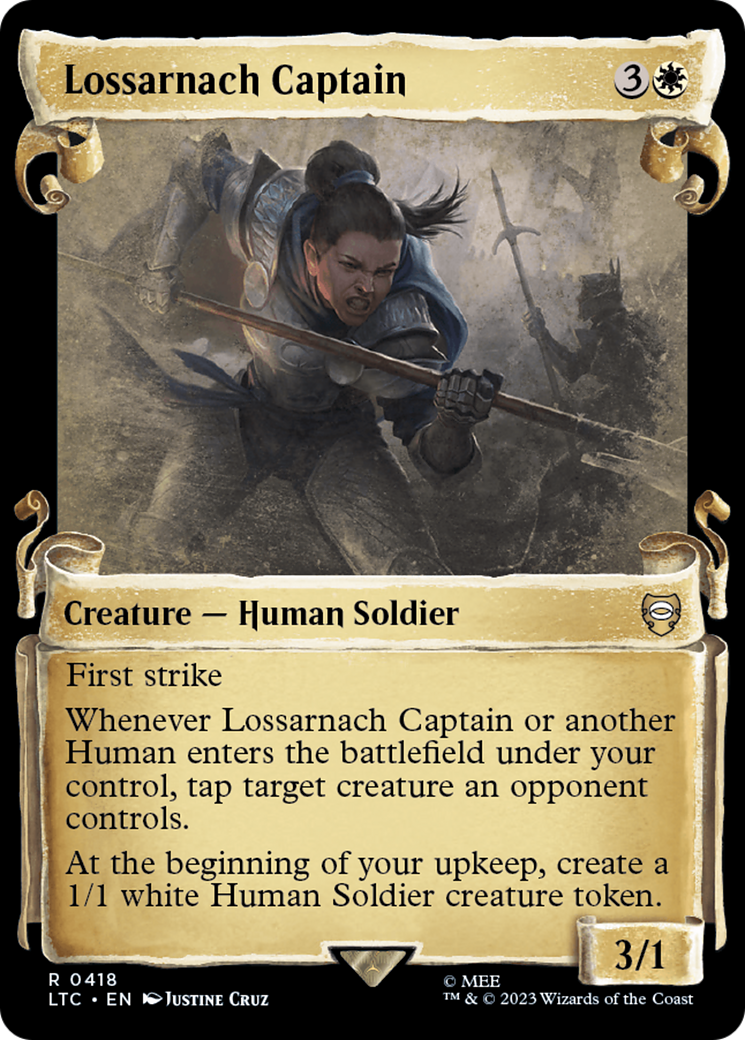 Lossarnach Captain [The Lord of the Rings: Tales of Middle-Earth Commander Showcase Scrolls] | The Clever Kobold