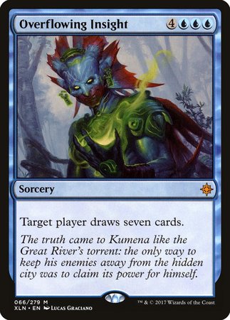 Overflowing Insight [Ixalan] | The Clever Kobold