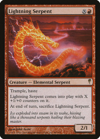 Lightning Serpent [Coldsnap] | The Clever Kobold