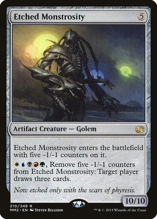 Etched Monstrosity [Modern Masters 2015] | The Clever Kobold