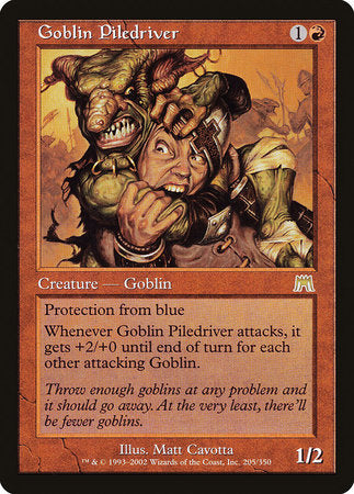 Goblin Piledriver [Onslaught] | The Clever Kobold