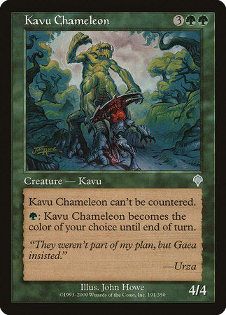 Kavu Chameleon [Invasion] | The Clever Kobold