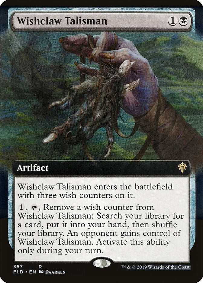 Wishclaw Talisman (Extended Art) [Throne of Eldraine] | The Clever Kobold