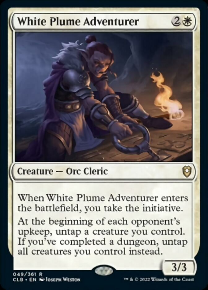 White Plume Adventurer [Commander Legends: Battle for Baldur's Gate] | The Clever Kobold