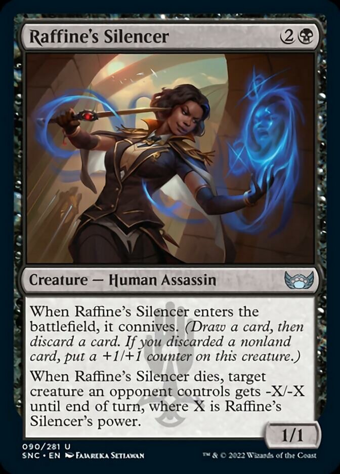 Raffine's Silencer [Streets of New Capenna] | The Clever Kobold