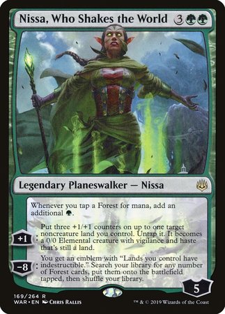 Nissa, Who Shakes the World [War of the Spark] | The Clever Kobold