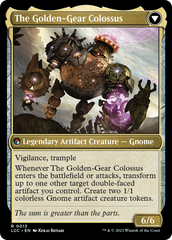 Tetzin, Gnome Champion // The Golden-Gear Colossus [The Lost Caverns of Ixalan Commander] | The Clever Kobold