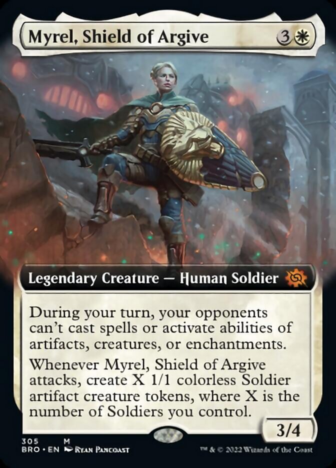 Myrel, Shield of Argive (Extended Art) [The Brothers' War] | The Clever Kobold