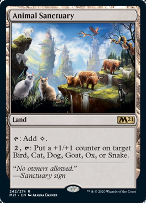 Animal Sanctuary [Core Set 2021] | The Clever Kobold