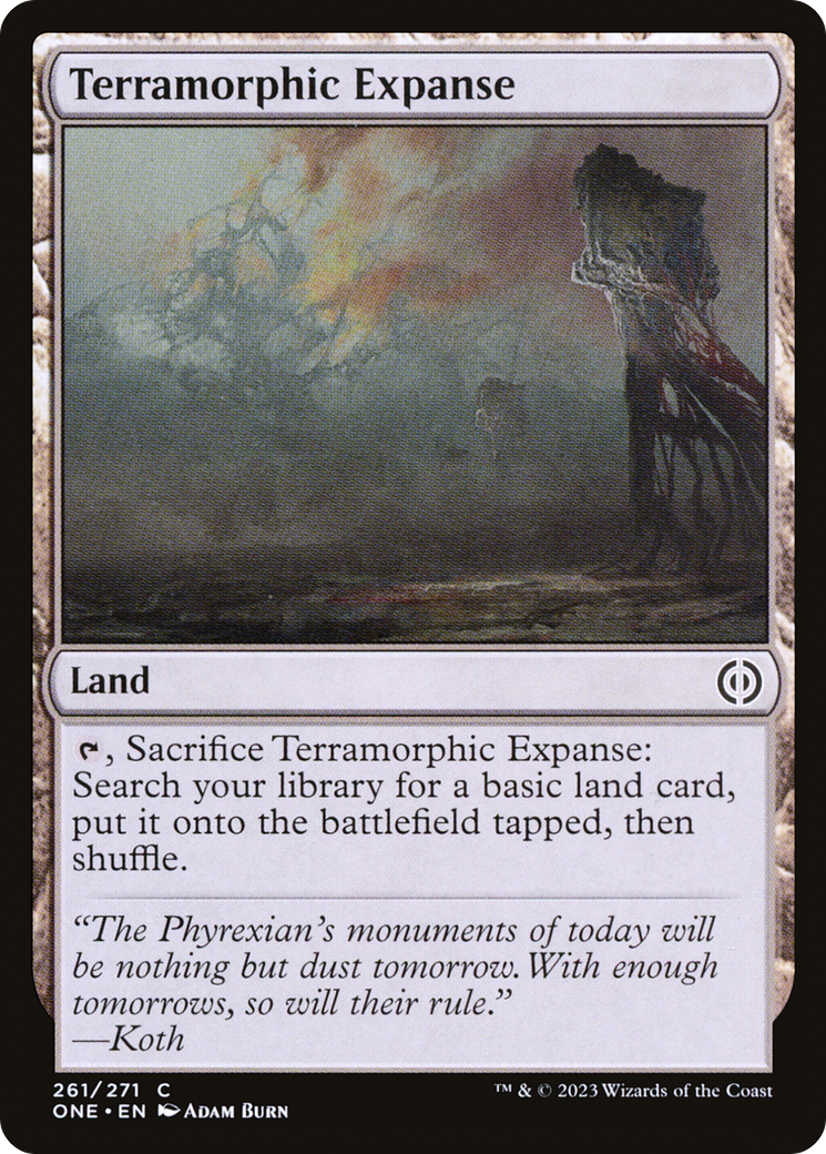 Terramorphic Expanse [Phyrexia: All Will Be One] | The Clever Kobold