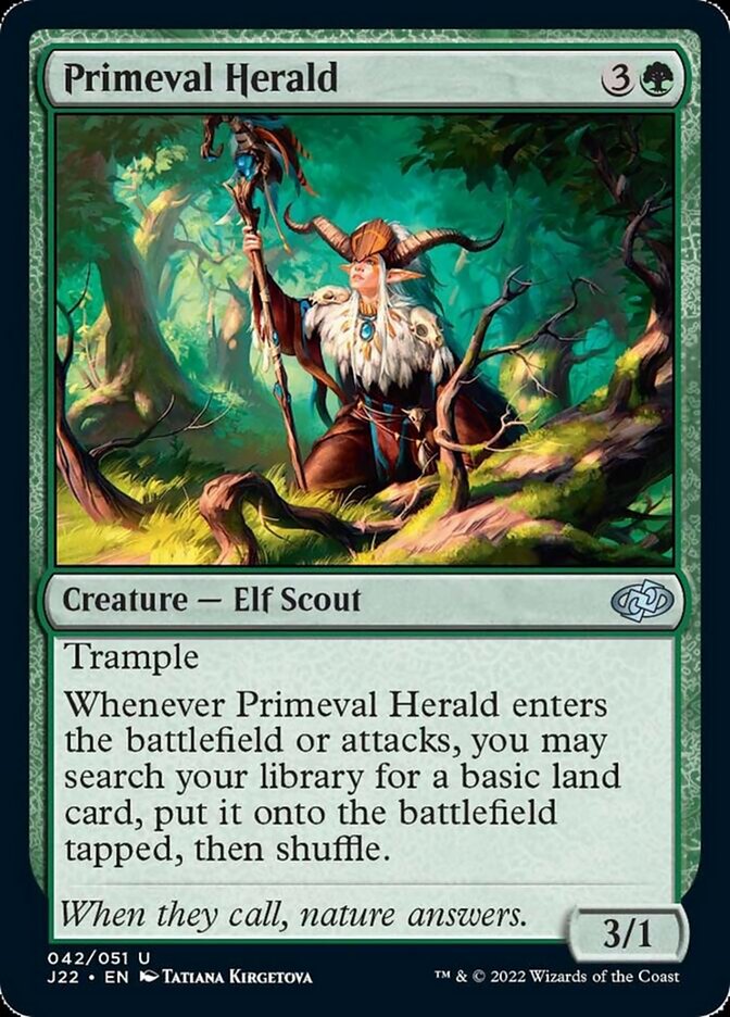 Primeval Herald [Jumpstart 2022] | The Clever Kobold