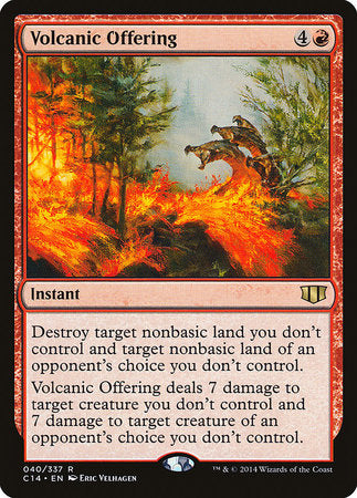 Volcanic Offering [Commander 2014] | The Clever Kobold