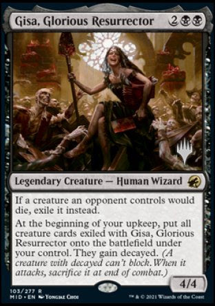 Gisa, Glorious Resurrector (Promo Pack) [Innistrad: Midnight Hunt Promos] | The Clever Kobold