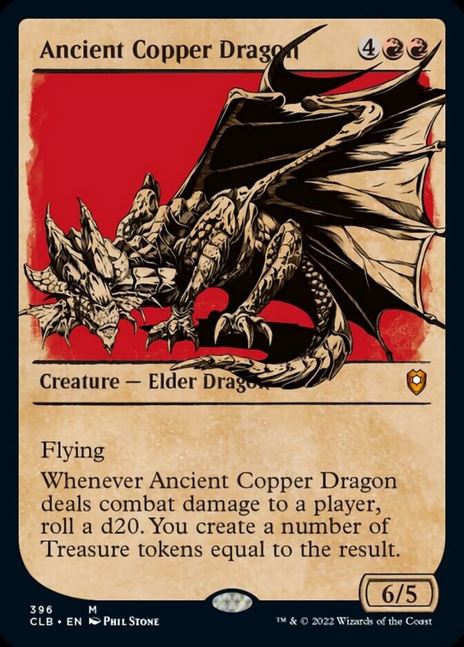 Ancient Copper Dragon (Showcase) [Commander Legends: Battle for Baldur's Gate] | The Clever Kobold